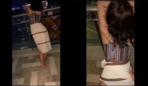 Hành sự ngoài ban công đi anh