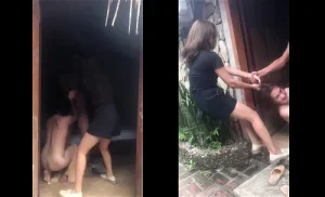 Bị vợ bắt tại trận đang chịch gái