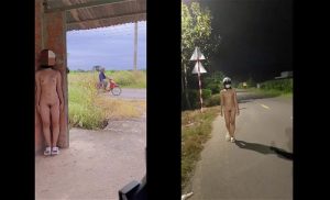 Gái dâm có sở thích khoe hàng