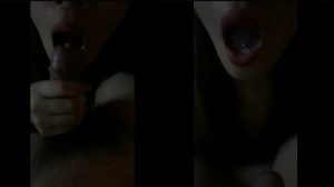 Em nuốt hết sạch tinh trùng